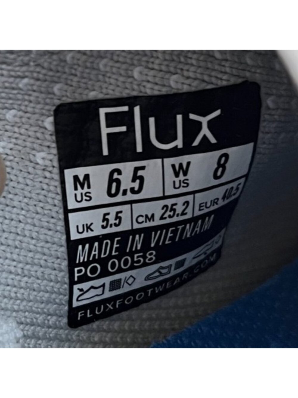 Flux Adapt Runner White Gum Womens Size 8 Running Casual Walking Knit Shoes - Picture 10 of 11